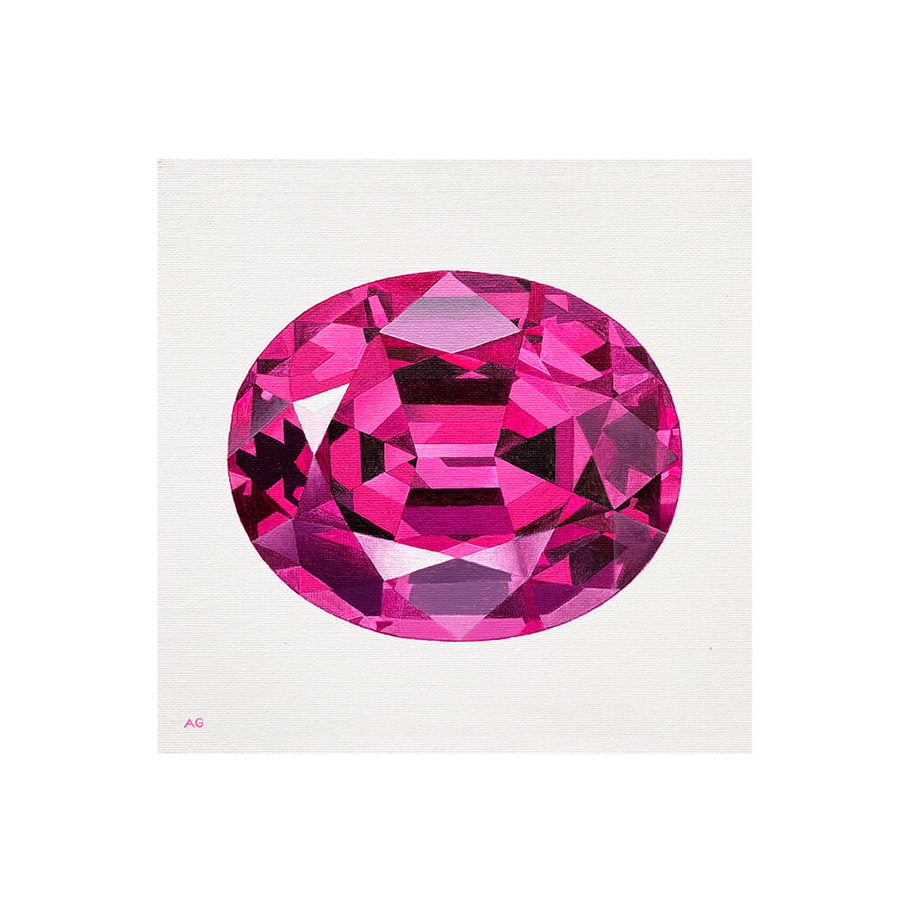 Pink Tourmaline by Amanda Gosse Fine Art Giclee Print
