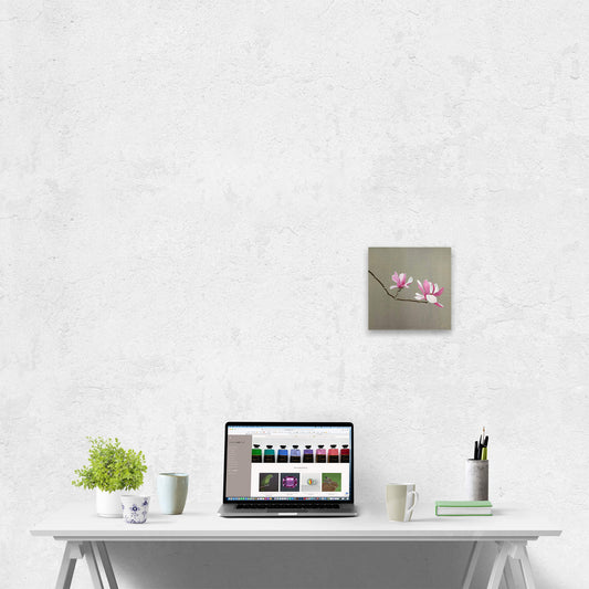 Amanda Gosse Artist Pink Magnolia original artwork