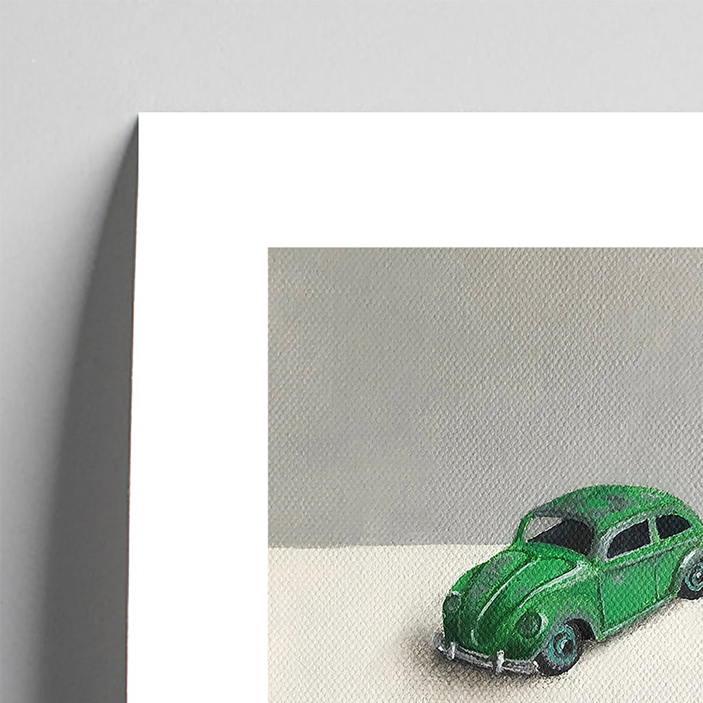 Fine art print Toy Car by Amanda Gosse artist detail top left corner