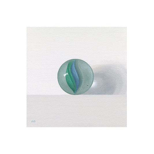 Fine art gallery quality Giclee print of a glass round marble by Amanda Gosse