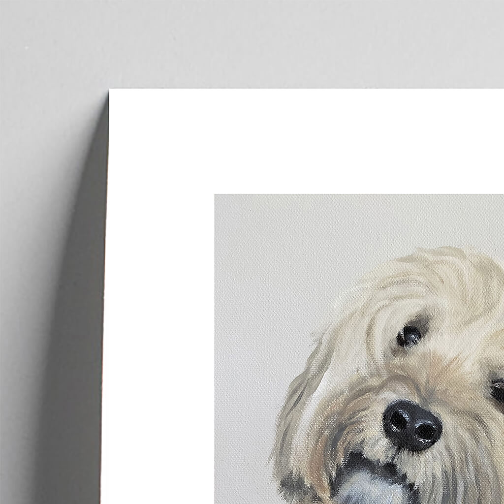 Tibetan Terrier Dog Giclée Fine Art Print by Amanda Gosse Detail